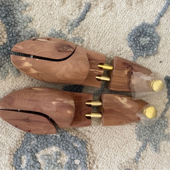Other - Cedar Shoe Trees with Gold Accents